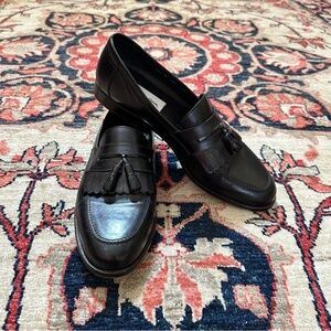 Mezlan Leather Tassel Loafers